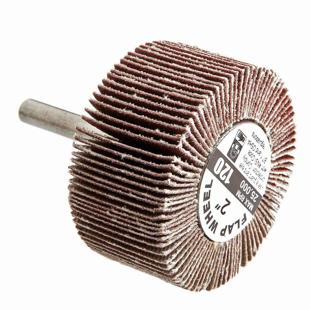Flap Wheel, Shank Mounted, 2" X 1"