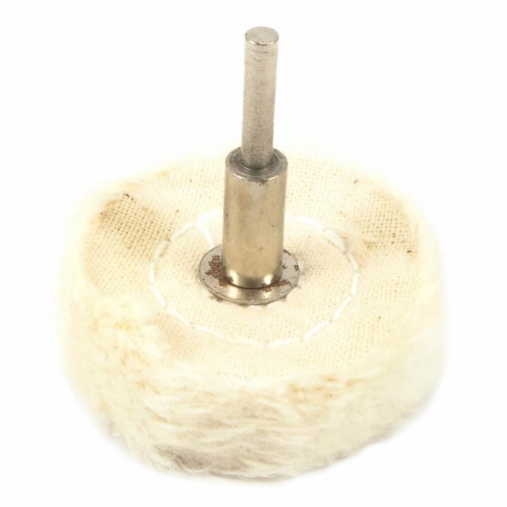 Buffing Wheel, Cotton, 1-1/2" X 1/8" Shaft