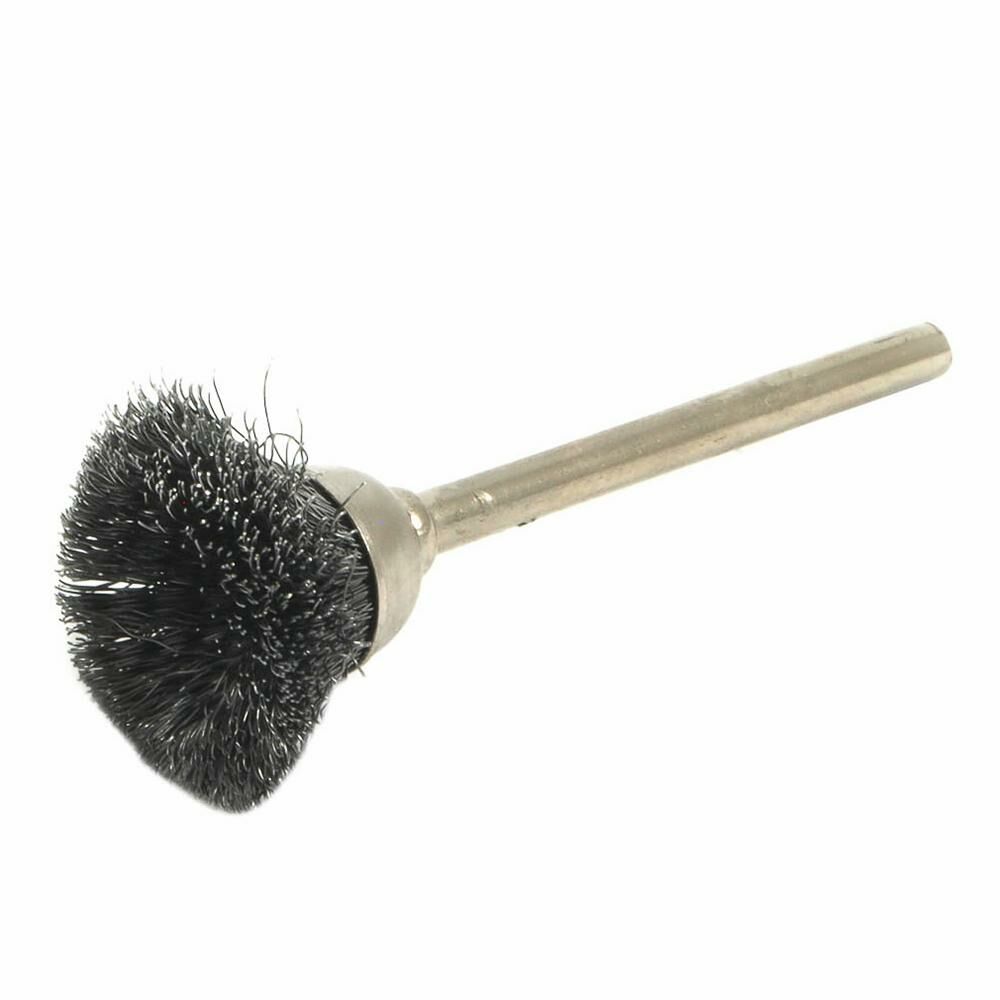 3-Piece Bristle Wire Brush Set With 1/8" Shank