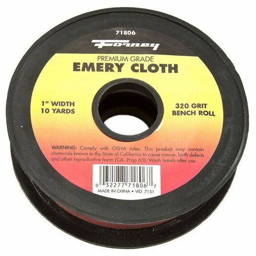 Emery Cloth Bench Roll, 320 Grit