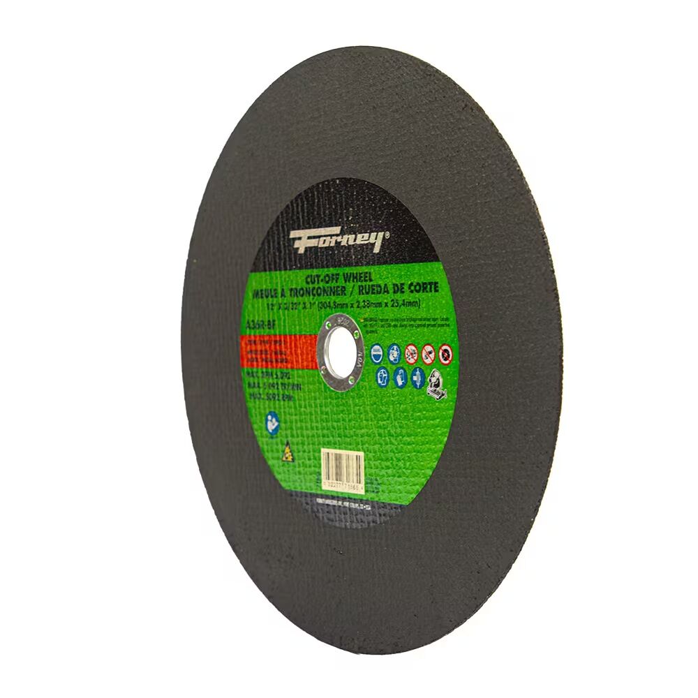 Forney Industries Metal Cutting Wheel Type 1, 12-In x 3/32-In x 1-In
