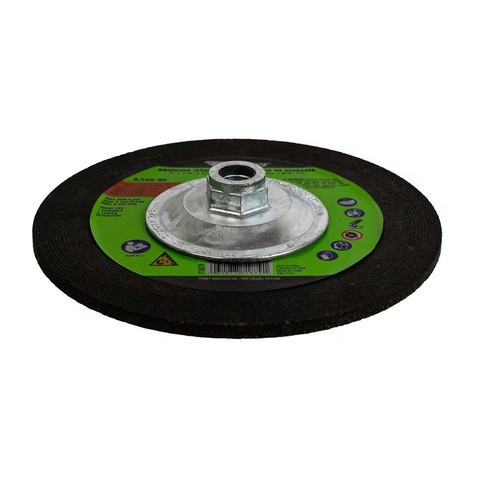Forney Industries Metal Grinding Wheel Type 27, 7-In x 1/4-In x 5/8-In - 11