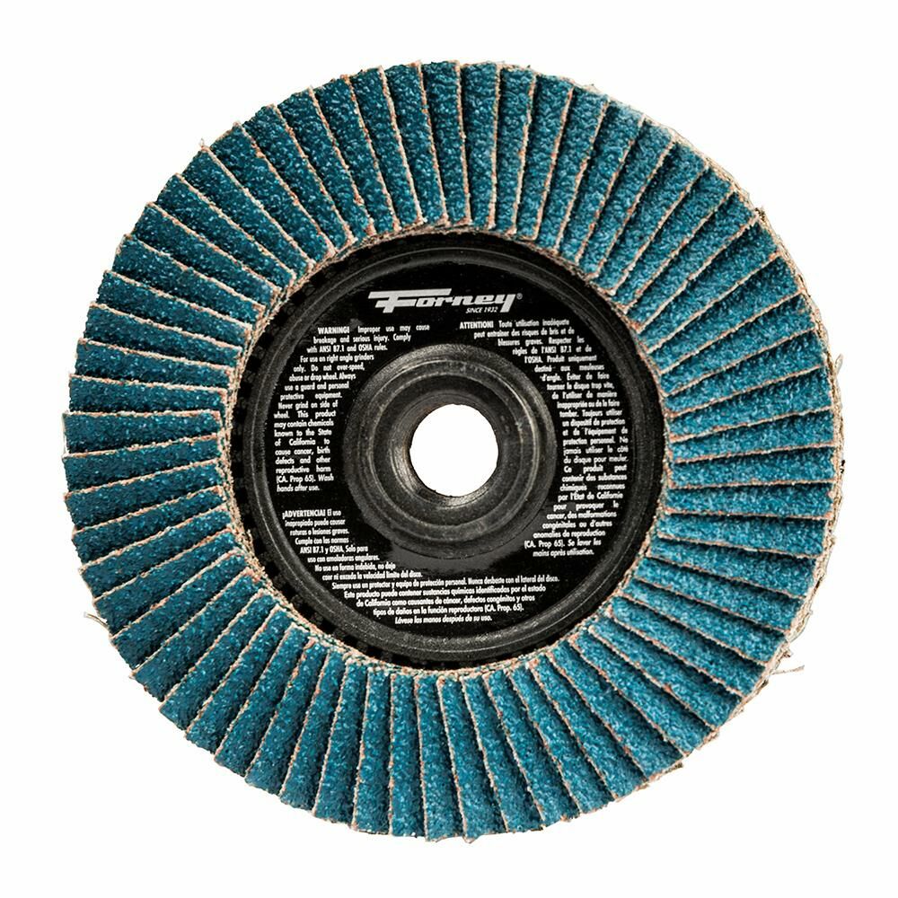 4-1/2" Double-Sided Flap Disc, 40/40 Grits