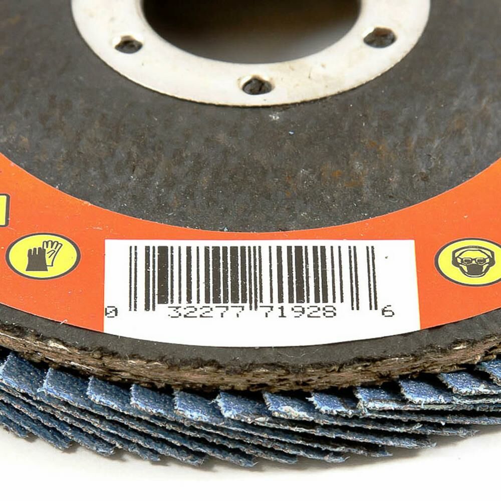 Flap Disc, Type 27, 4-1/2" X 7/8", Za80
