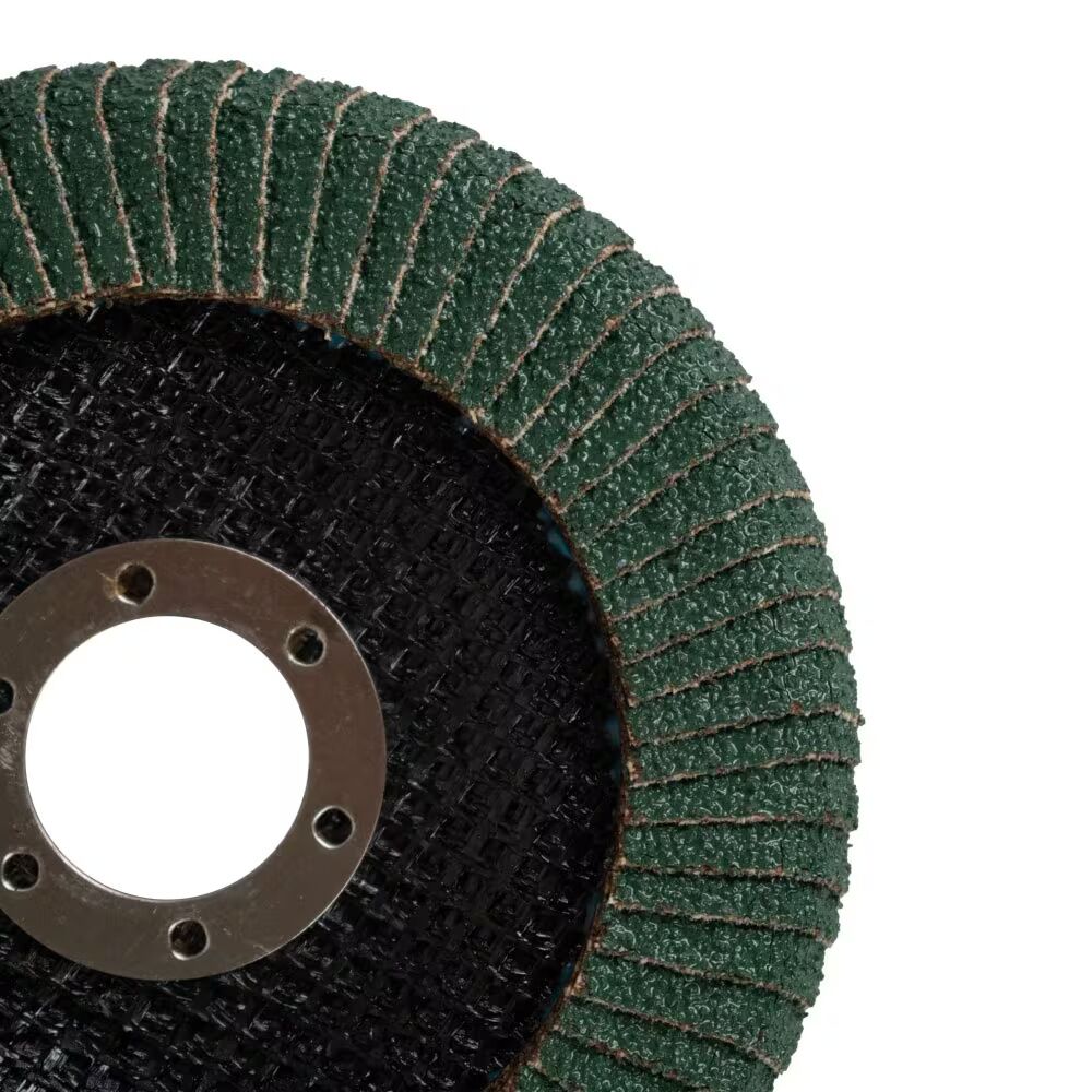 Forney Industries Zirconia Curved Edge Flap Disc Type 27, 40-Grit, 4 1/2-In x 7/8-In