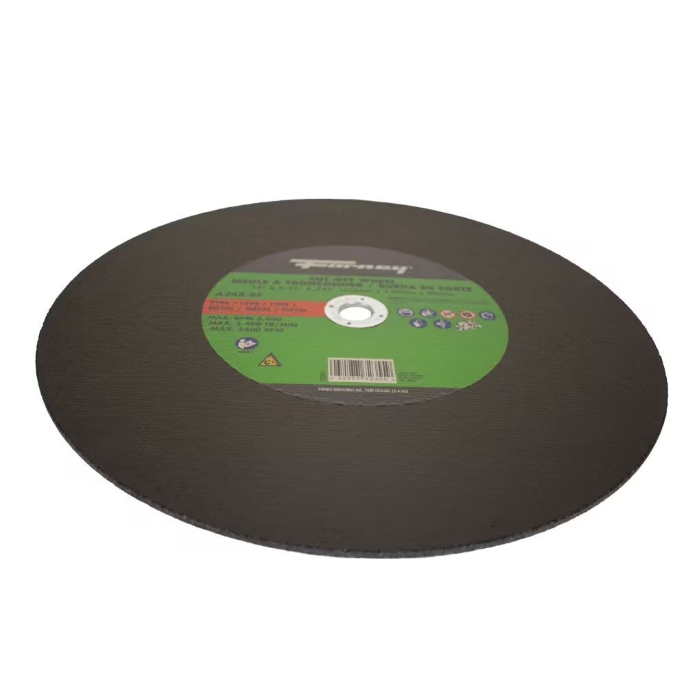 Forney Industries Metal Cutting Wheel Type 1, 14-In x 5/32-In x 20-mm