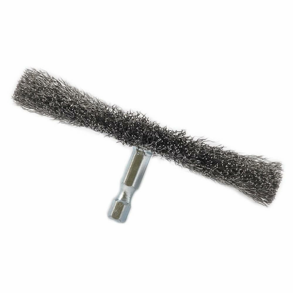 Wire Wheel Crimped, 4" X 0.012" X 1/4" Hex Shank