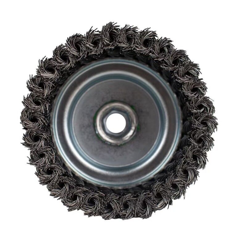 Forney Industries Knotted Cup Brush, 6-In x 0.02-In x 5/8-In - 11