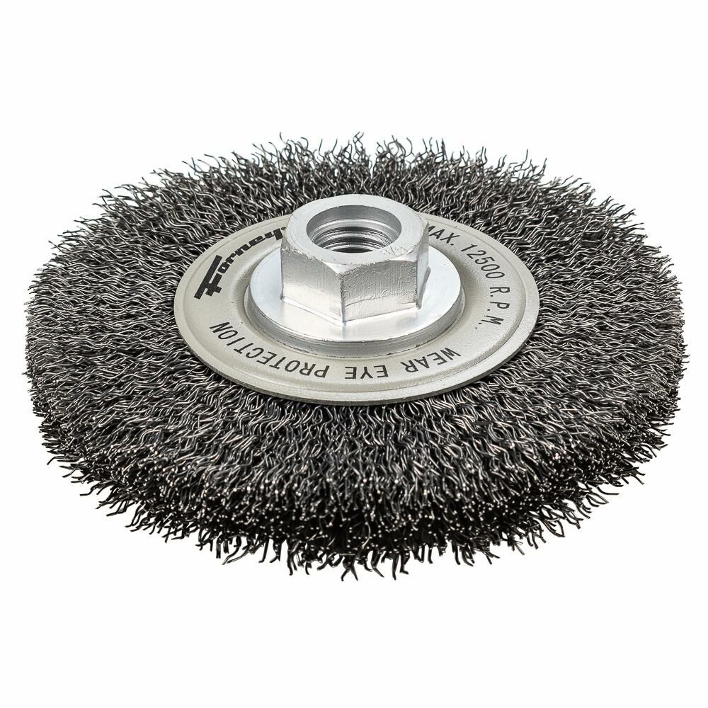 Command Pro Wire Wheel Crimped, 4-1/2" X 0.014" X 5/8"-11