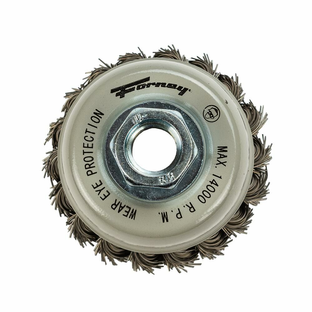 Command Pro Cup Brush Knotted, 2-3/4" X 0.020" X 5/8"-11