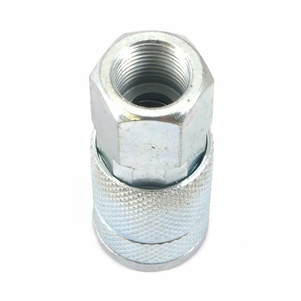 Tru-Flate Style Coupler, 3/8" X 3/8" Fnpt