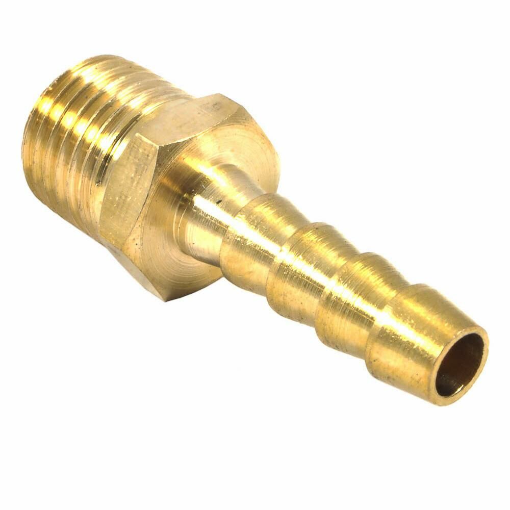 Hose End, 1/4" - 1/4" Mnpt