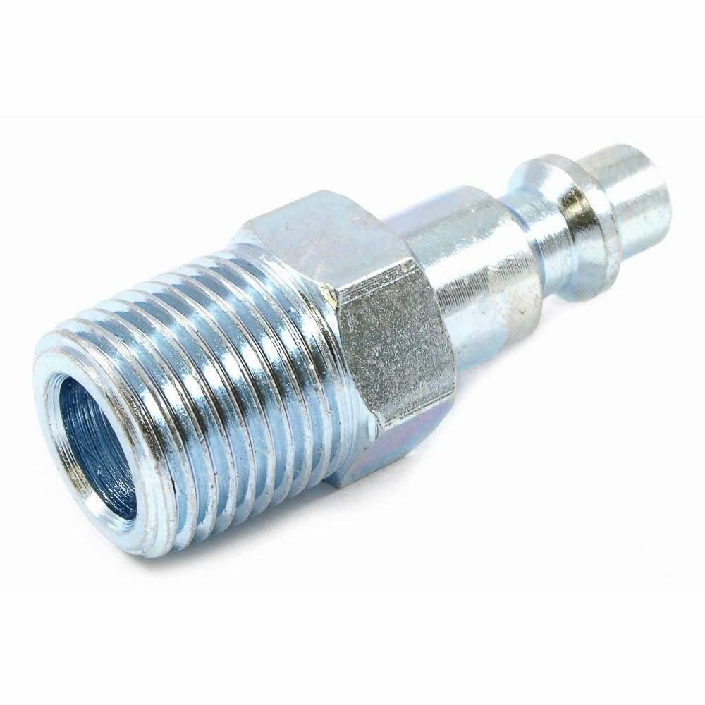 Ind/Milton Style Plug, 1/4" X 3/8" Mnpt
