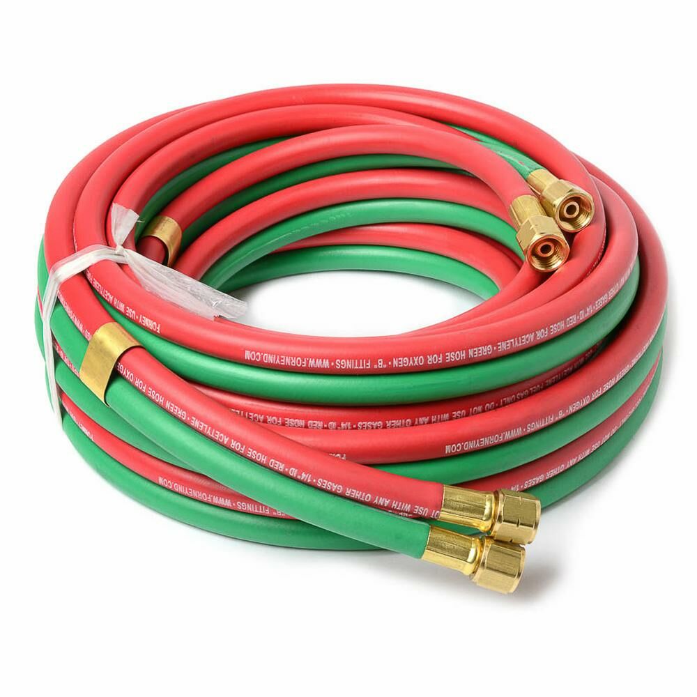 R-Grade Oxy-Acetylene Hose, 1/4" X 25'