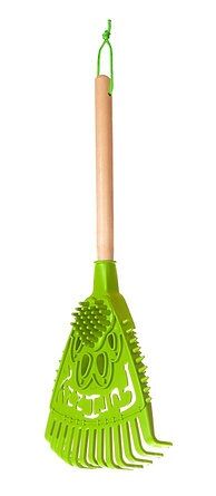 Furizzy Short Handle Lime Green Furizzy Shedding Rake