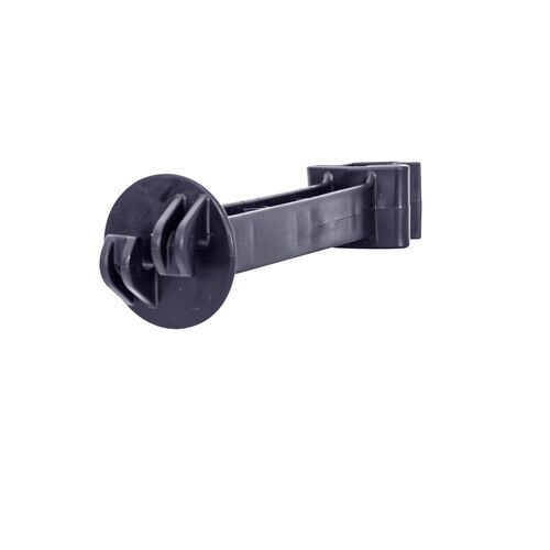 Gallagher Standard T-Post Claw Offset Insulator, 5-In, 25-Pk