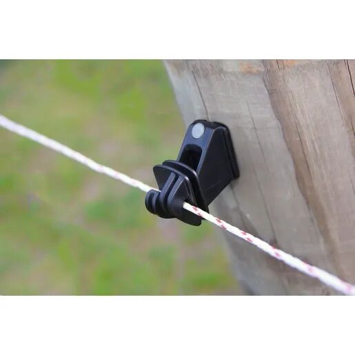 Gallagher Standard Wood Fence Post Nail-On Claw Insulator, 25-Pk