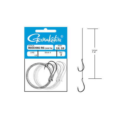 Gamakatsu Slip Tie Mooching Rig 2/0-3/0 20-Lb, 3-Pk