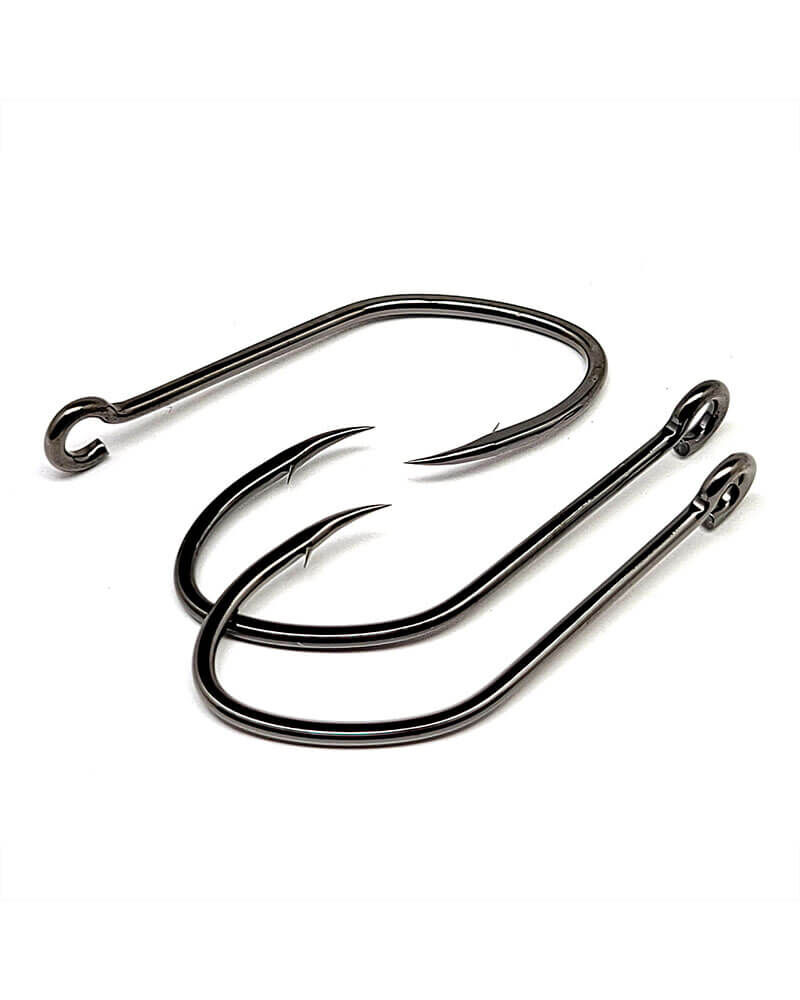 Gamakatsu Big River Bait Open Eye Hooks, 2/0, 5-Pk