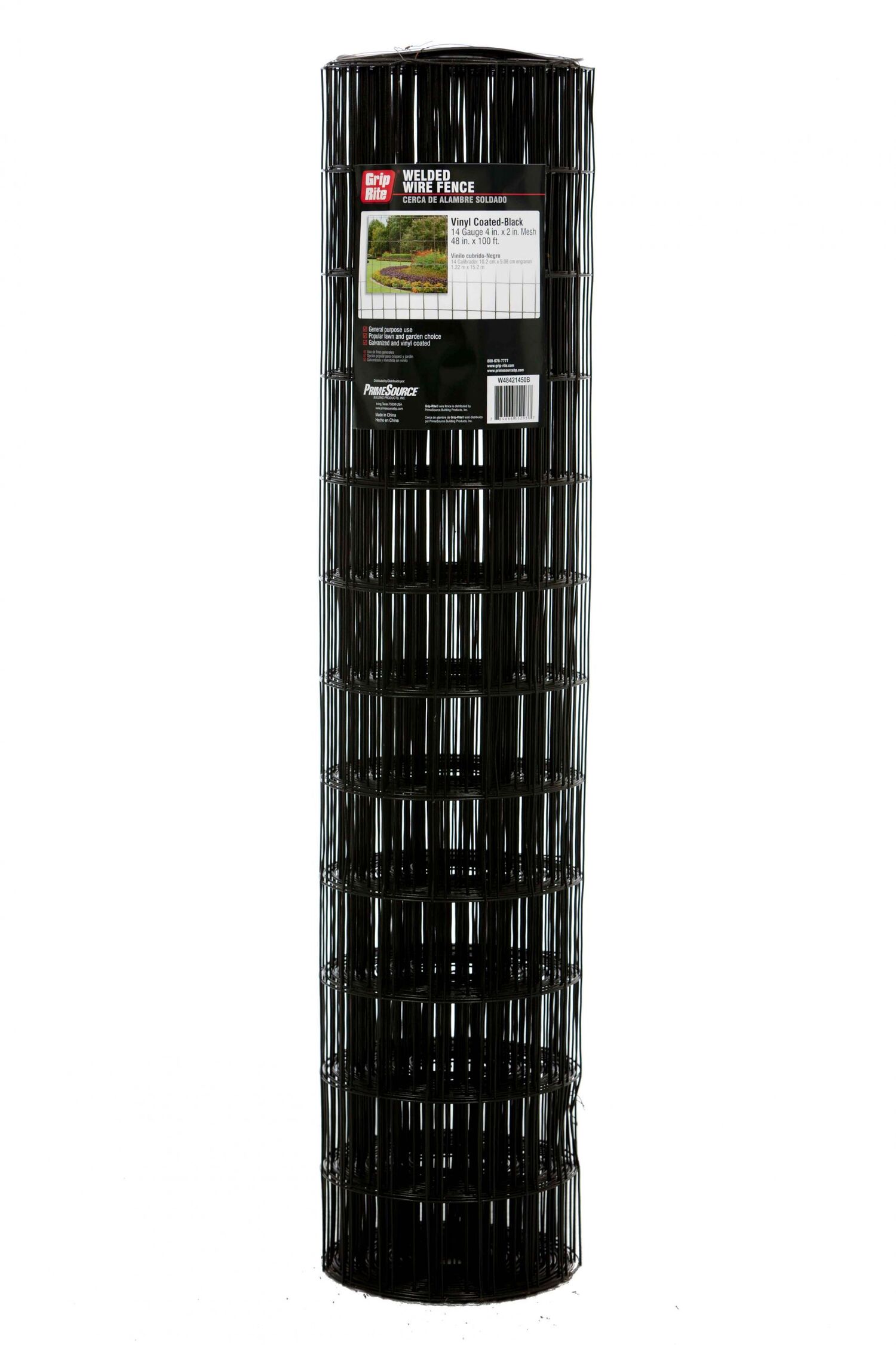 36" x 50' 3" x 2" 16 ga Green Vinyl