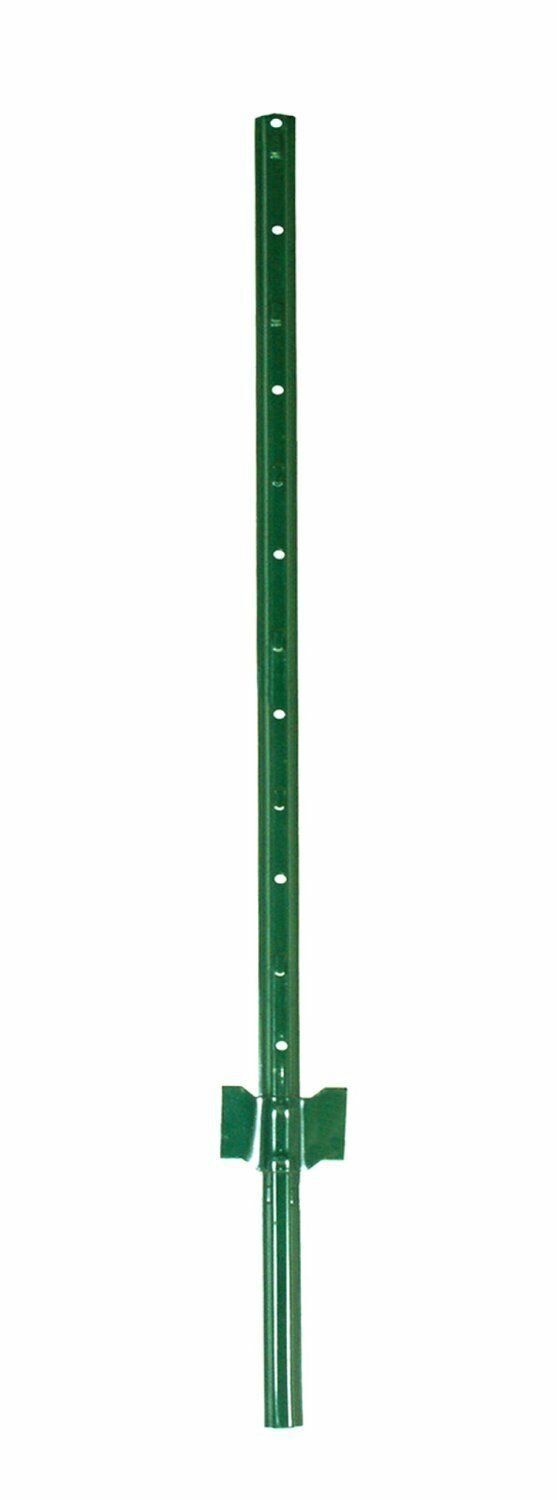 U-Post Light Duty Green Steel Utility Fence Post, 5-Ft