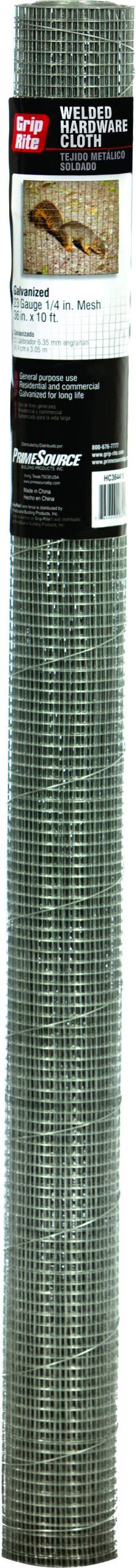 1/2-In x 36-In x 5-Ft Galvanized Steel Mesh Hardware Cloth