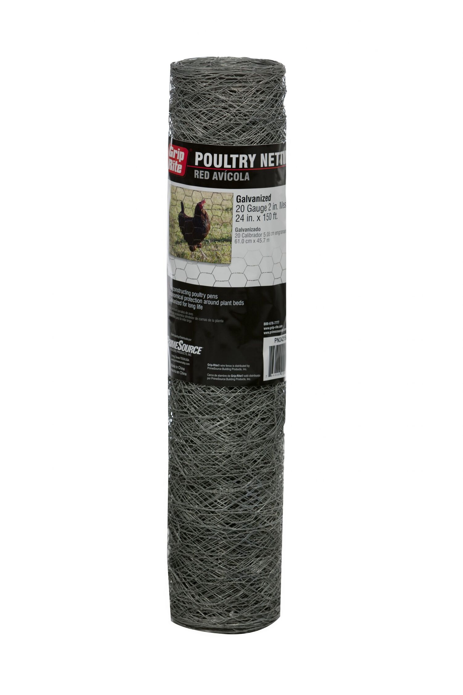 1-In x 4-Ft x 150-Ft Chicken Wire Fencing Galvanized