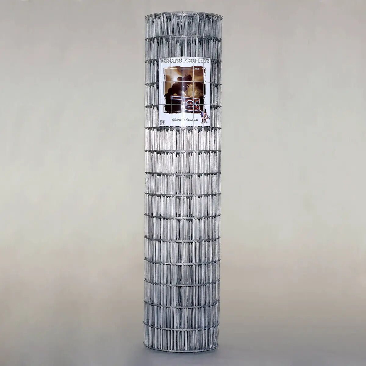 6-Ft x 100-Ft Welded Wire Fencing with Mesh 2-In x 4-In Galvanized 14-Gauge