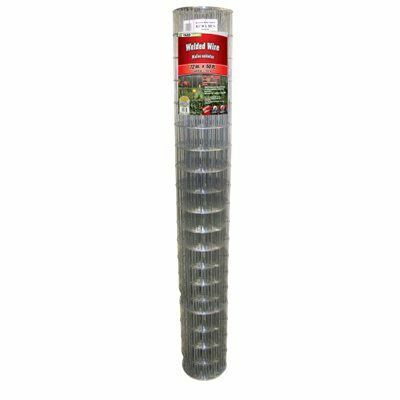 6-Ft x 50-Ft Welded Wire Fencing with Mesh 2-In x 4-In Galvanized 14-Gauge