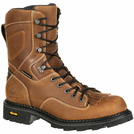 Georgia Men's Comfort Core Waterproof Low Heel Logger Work Boot
