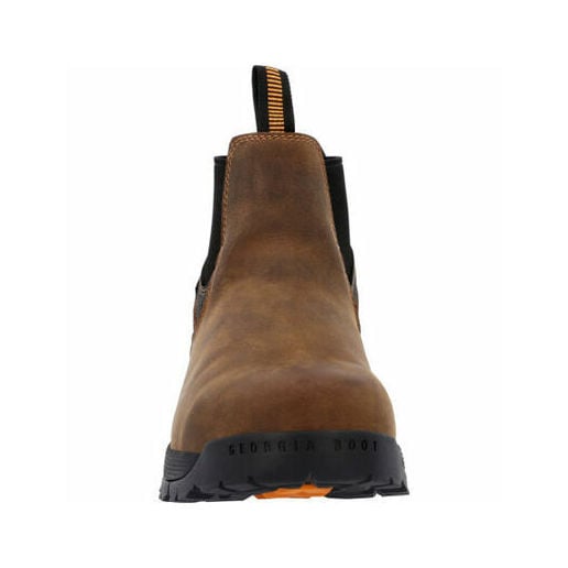 Men's TBD Waterproof Chelsea Work Boot in Brown