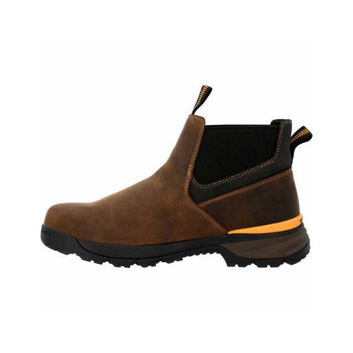 Men's TBD Waterproof Chelsea Work Boot in Brown