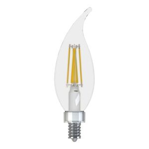 13325 Light Bulb Dimmable LED Soft White 500-Lumen Candelabra Base Bent Tip, 4 Piece