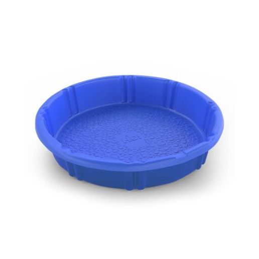 Gracious Living Blue Azzurri Round Kiddie Pool 60-In Coastal