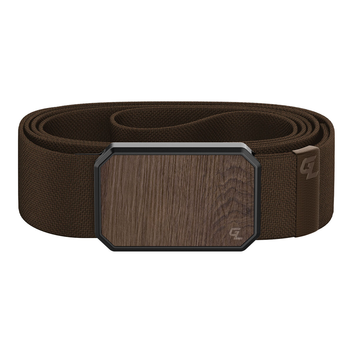 Men's Groove Belt in Walnut Brown