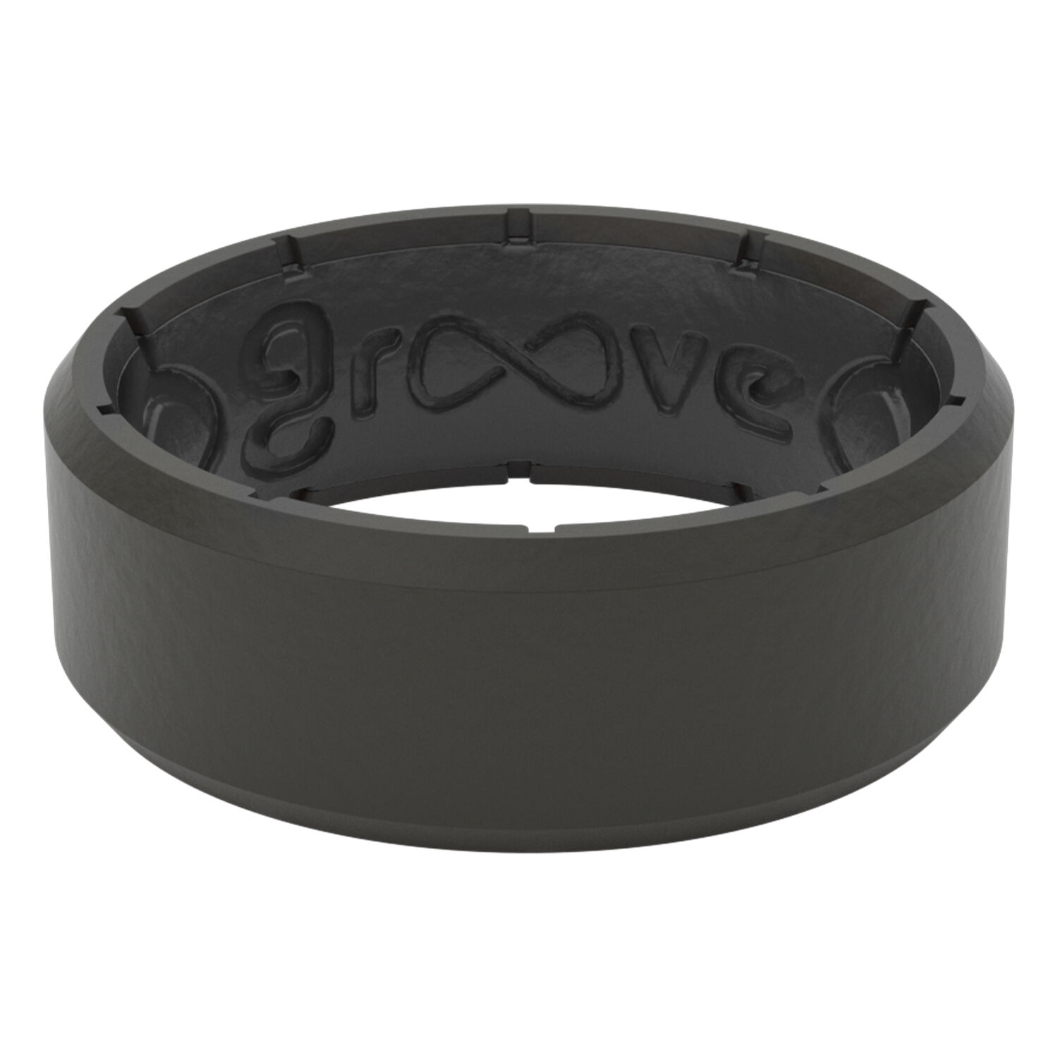 Men's Edge Ring in Black