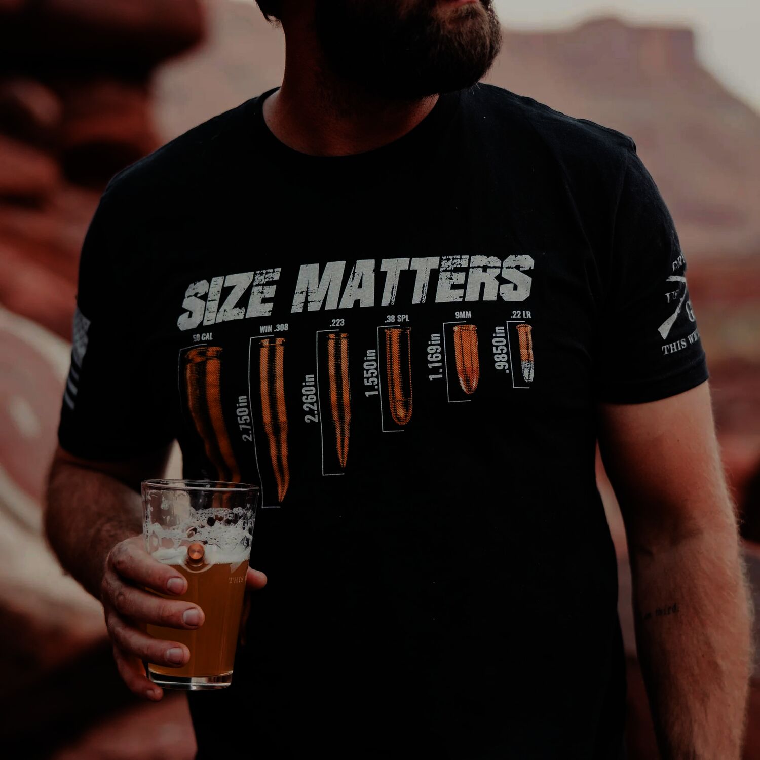 Grunt Style Men's Size Matters T-Shirt