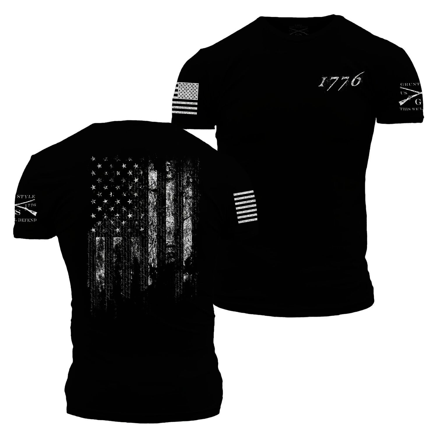 Grunt Style Men's 1776 Flag T-Shirt