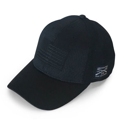 Grunt Style Blackout Flag Stretch Fit Hat Hats Grunt Style