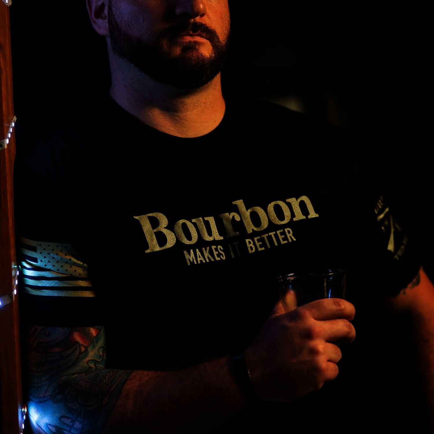 Grunt Style Men's Bourbon Makes It Better T-Shirt