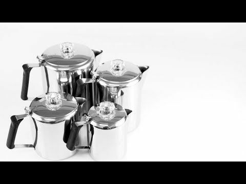 Glacier Stainless Coffee Percolator 9-Cup