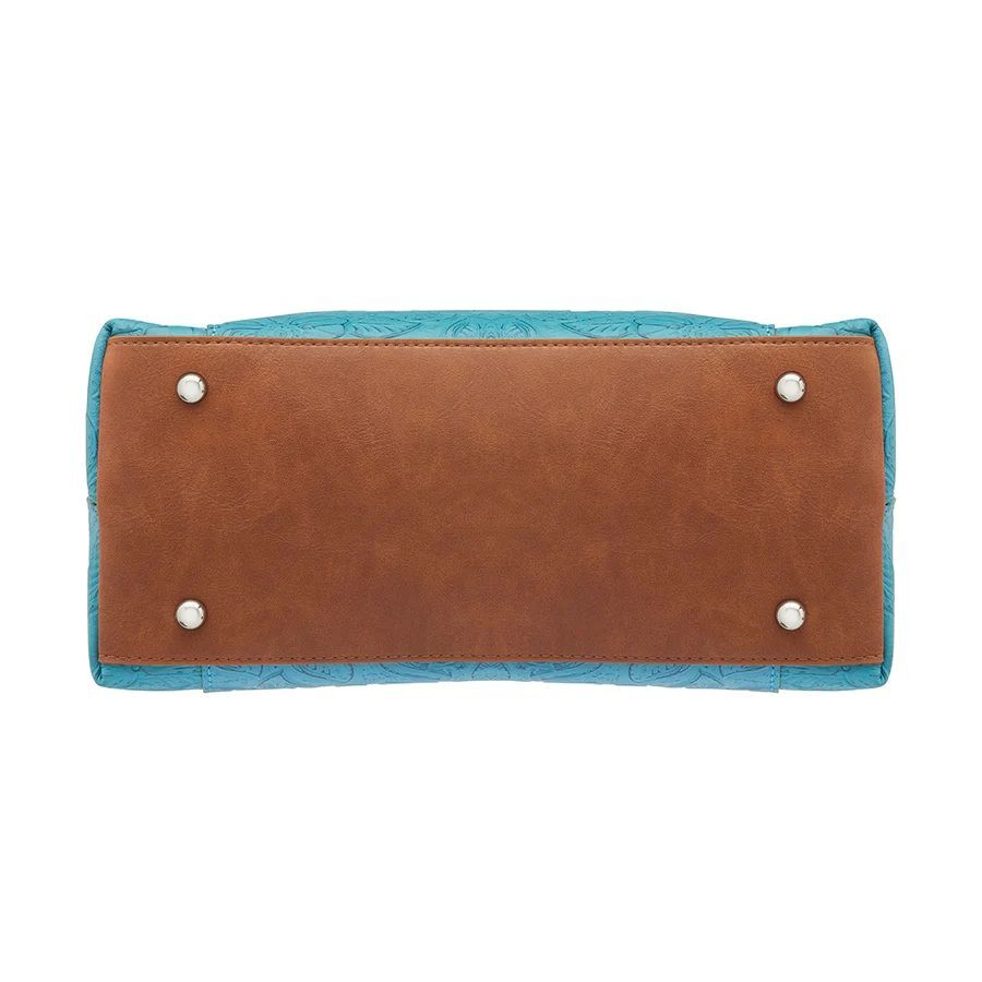 Gun Tote'n Mamas Town Tote Concealed Carry Purse Tooled Cowhide