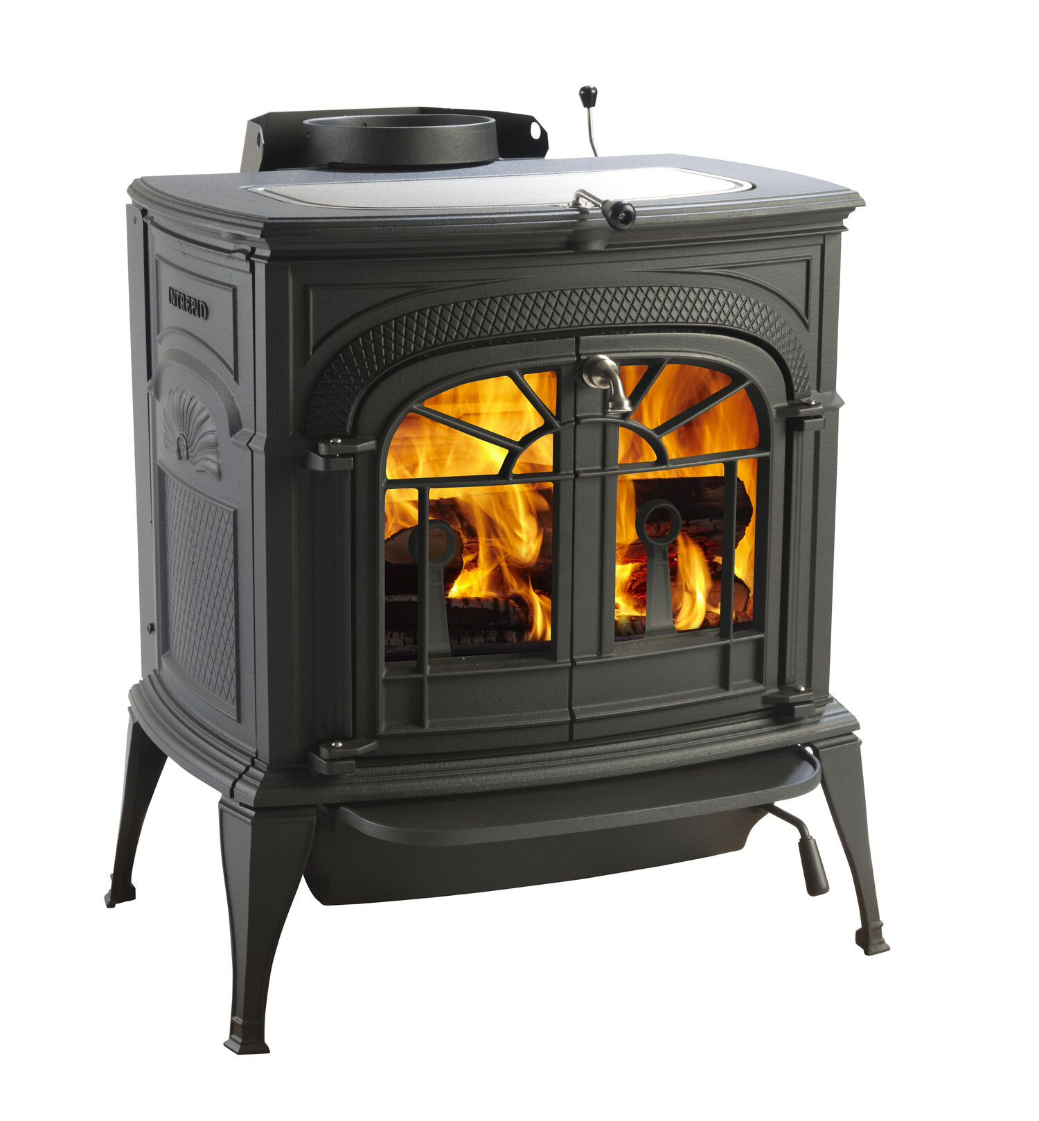 Vermont Castings Intrepid FlexBurn Wood-Burning Stove In Majolica Brown Enamel
