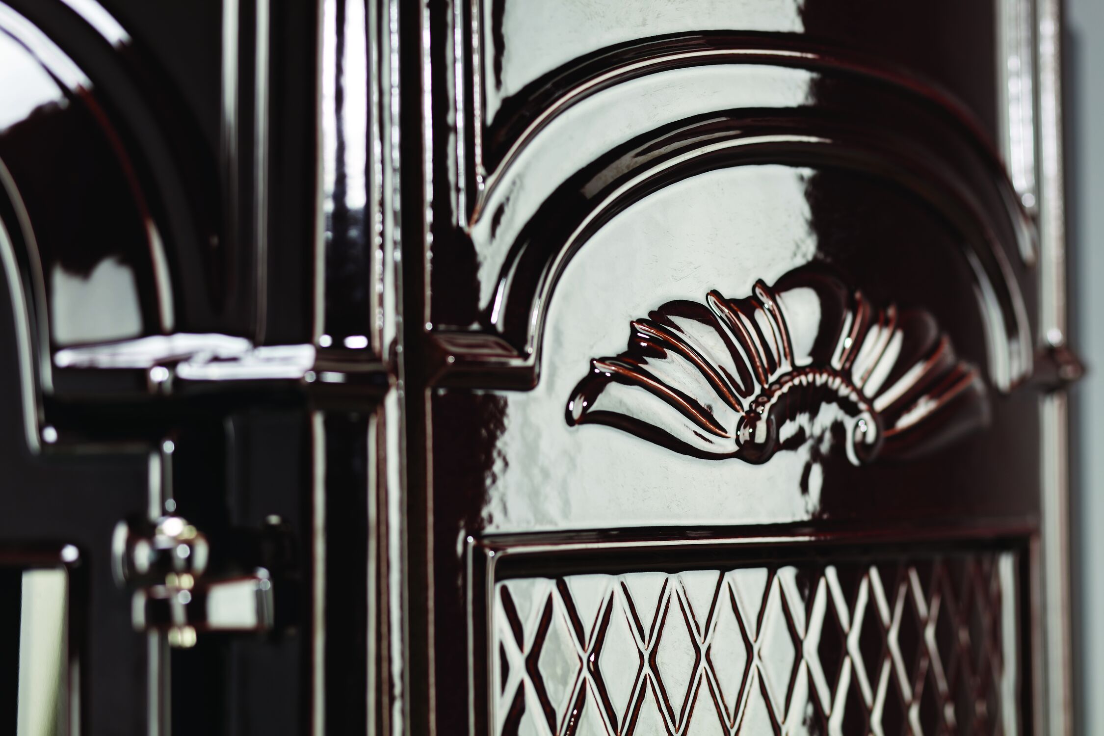 Vermont Castings Stardance Direct Vent Gas Stove In Majolica Brown Enamel