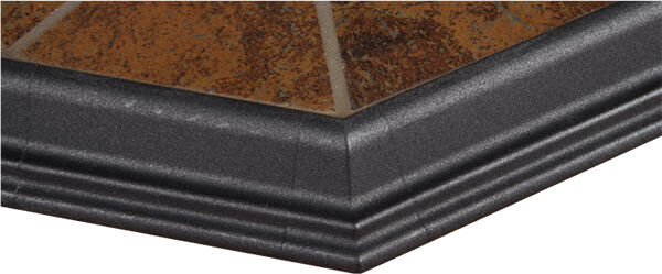 Hearth Classics Corner Classic Type 2 Hearth Pad Black Hills, 40-In x 40-In