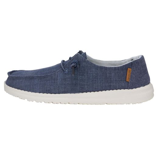Women's Wendy Chambray Moc in Navy White