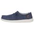 Women's Wendy Chambray Moc in Navy White