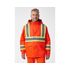 Helly Hanson Workwear Men's Alta Hi-Vis Waterproof Shell Jacket CSA in Orange