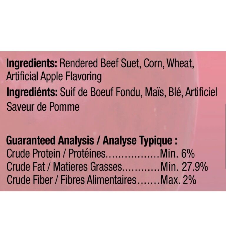 Heath Apple Dough Suet Cake, 11.25-Oz