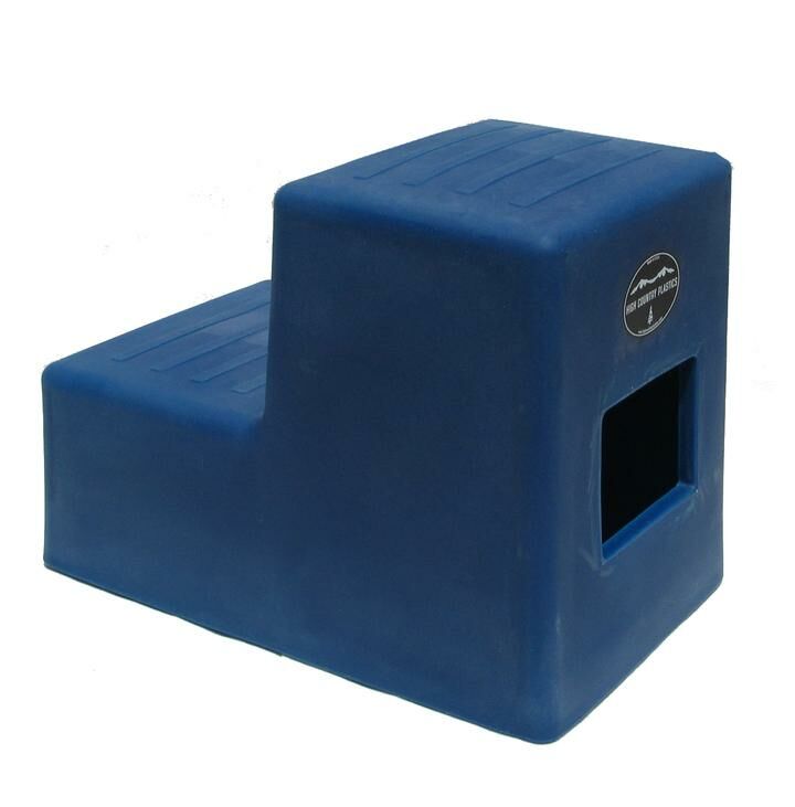 2 Step Mounting Block in Blue